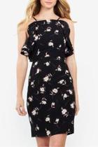  Ruffle Floral Dress