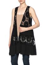  Sleeveless Open Vest