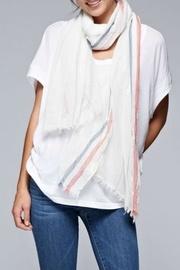 Gauzy Striped Scarf