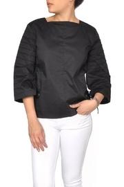  Black Cotton Blouse
