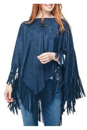  Blue Suede Poncho