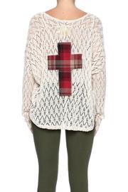  Plaid Cross Top