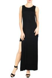  Black Double-layer Dress