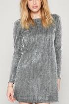  Sliver Metalic Dress