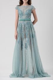  Sheer Evening Gown