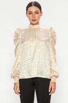  Champagne Leopard Blouse