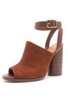  Whiskey Suede Pumps