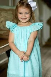  Meme Aqua-swiss-dot Dress