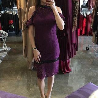  Purple Lace Dress