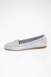  Grey Leather Loafer