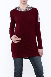  Sequin Hooded Sweater