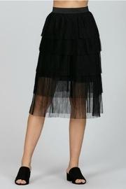  Mesh Pleated Skirt