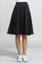  Black Denim Skirt
