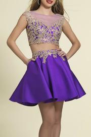  Lace Two-piece Dress