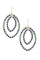  Oval Beaded Earrings