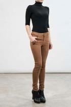  Camel Skinny Trousers