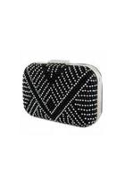  Studded Silver Clutch