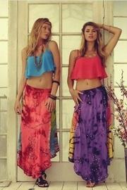  Cropped Flounce Top