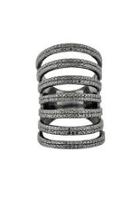  Black Layered Ring