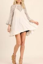  Lace Detailed Tunic Top