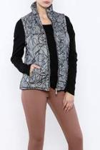  Silver Quilted Vest