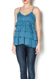  Pearl Ruffle Top