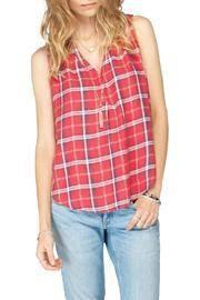  Bronco Plaid Top