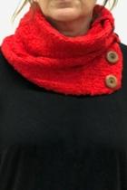  Button Infinity Scarf