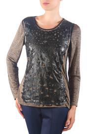  Top With Faux-leather