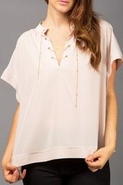  Laced-up Chain Top