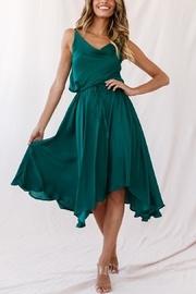  Silky Midi Dress