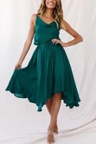  Silky Midi Dress