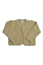  Beige Knitted Sweater Cardigan