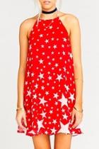  Red Star Dress