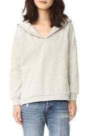  Eyelet Back Hoodie