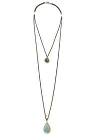  Amazonite & Labradorite Necklace