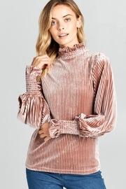  Silky Turtleneck Top