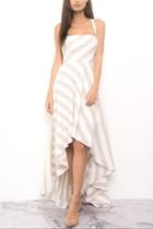  High-low Stripe Dress