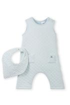  Blue Quilted Jumpsuit