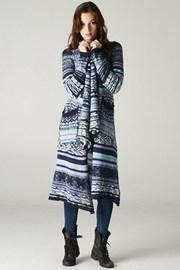  Long Blue Cardigan