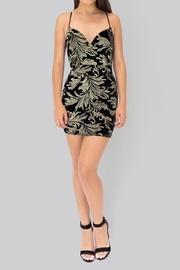  Golden Details Dress