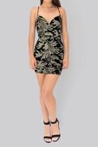 Golden Details Dress