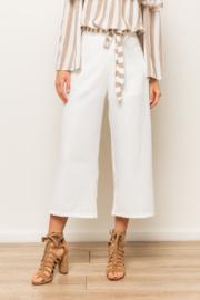  Side Zip Culotte Pants