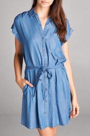  Tencel Shirtdress