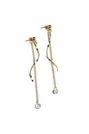  Stonechain Drop Earring