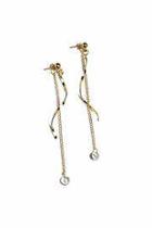  Stonechain Drop Earring
