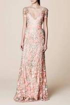  Guipure Lace Gown