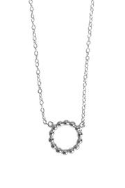  Silver Circle Necklace
