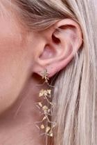  Gold-flecked Star Earrings