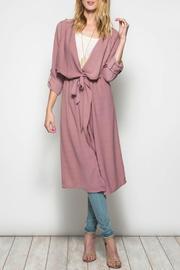 Mauve Long Jacket